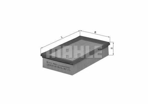 Air filter Mahle/Knecht LX 105