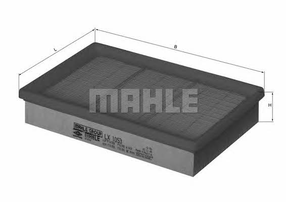 Mahle/Knecht LX 1053 Air filter LX1053