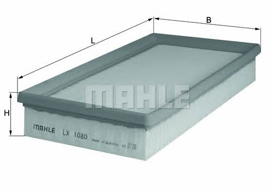 Air filter Mahle/Knecht LX 1080