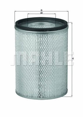 Mahle/Knecht LX 116 Air filter LX116