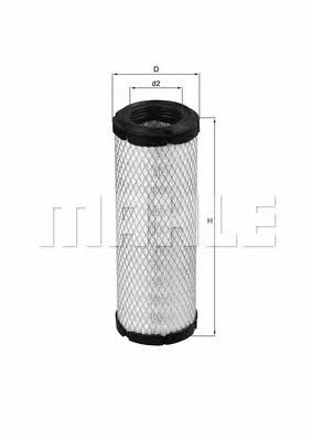 Mahle/Knecht LX 1240 Air filter LX1240 LX1240 Mahle/Knecht Air filter