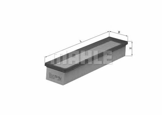 Air filter Mahle/Knecht LX 1258