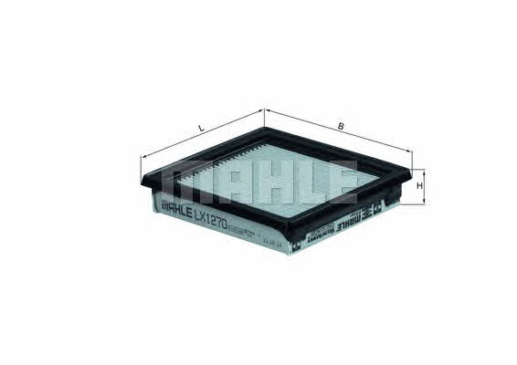 Air filter Mahle/Knecht LX 1270