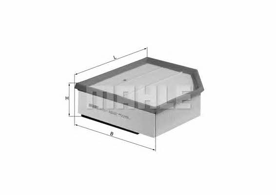 Air filter Mahle/Knecht LX 1289/1