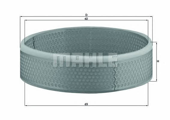 Mahle/Knecht LX 135 Air filter LX135