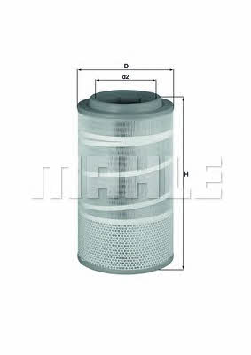 Air filter Mahle&#x2F;Knecht LX 1457