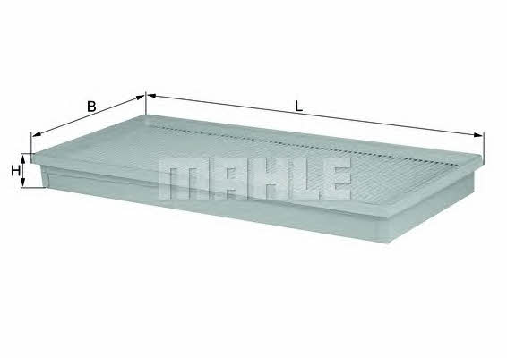 Air filter Mahle/Knecht LX 1518