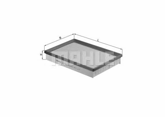 Air filter Mahle/Knecht LX 1572