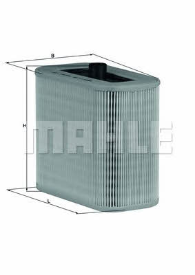 Mahle/Knecht LX 1590 Air filter LX1590