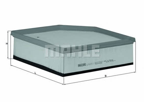 Mahle/Knecht LX 1607/1 Air filter LX16071 LX16071 Mahle/Knecht Air filter