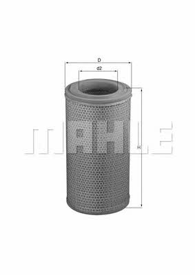 Mahle/Knecht LX 1629 Air filter LX1629
