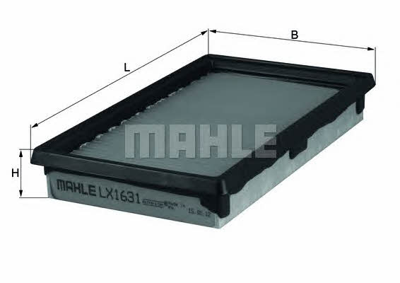 Air filter Mahle&#x2F;Knecht LX 1631