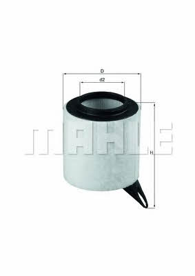Air filter Mahle&#x2F;Knecht LX 1651