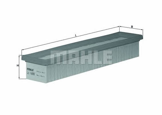 Air filter Mahle/Knecht LX 1655