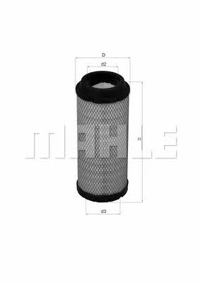 Mahle/Knecht LX 1673 Air filter LX1673
