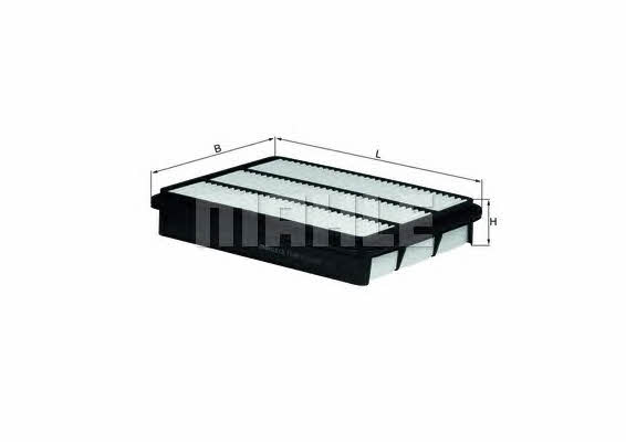 Air filter Mahle/Knecht LX 1700