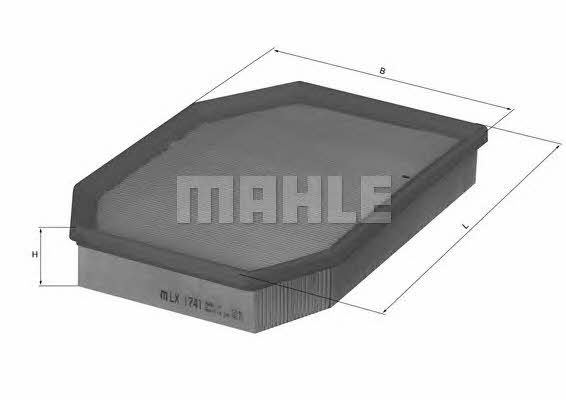 Air filter Mahle/Knecht LX 1741