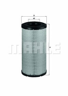 Mahle/Knecht LX 1775 Air filter LX1775