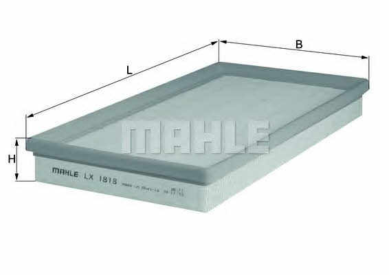 Mahle/Knecht LX 1818 Air filter LX1818