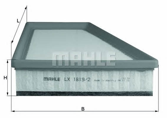 Mahle/Knecht LX 1819/2 Air filter LX18192