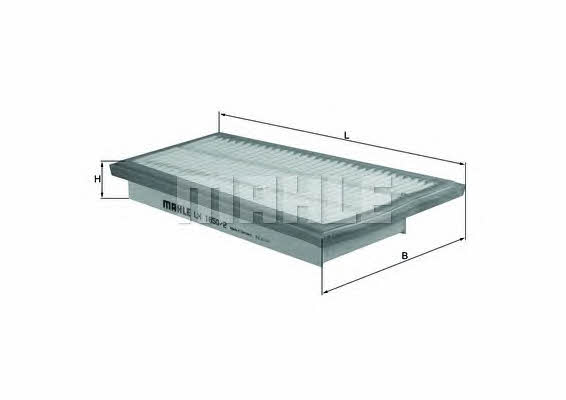 Air filter Mahle/Knecht LX 1850/2