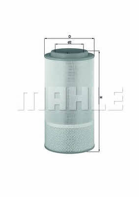 Mahle/Knecht LX 1894 Air filter LX1894