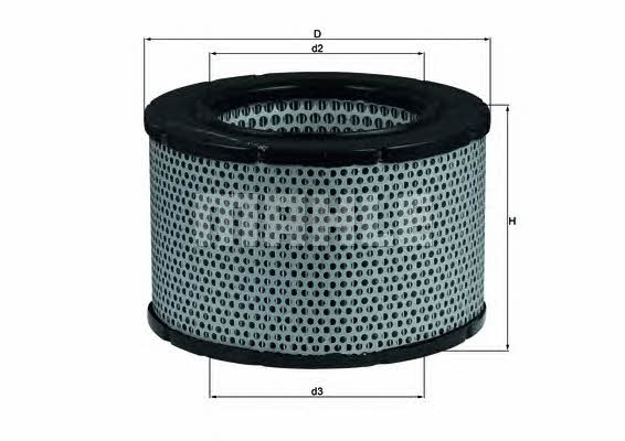 Mahle/Knecht LX 190 Air filter LX190