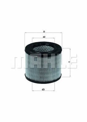 Mahle/Knecht LX 194 Air filter LX194