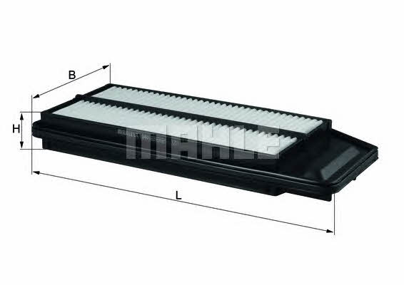 Air filter Mahle/Knecht LX 1945