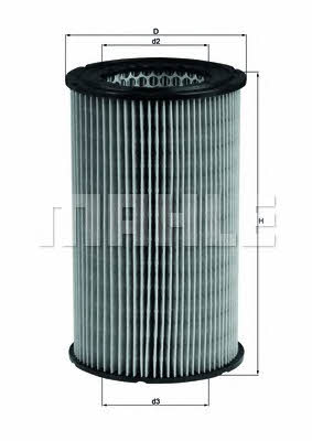 Mahle/Knecht LX 199 Air filter LX199