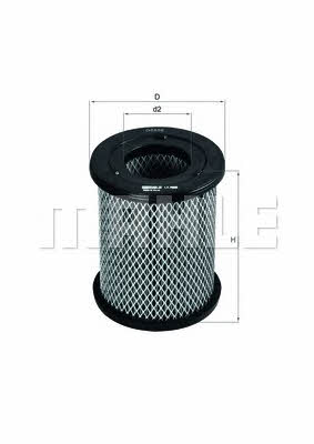 Mahle/Knecht LX 2000 Air filter LX2000