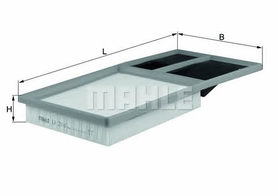 Air filter Mahle/Knecht LX 2010