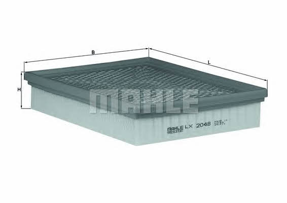 Air filter Mahle/Knecht LX 2048