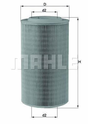 Mahle/Knecht LX 2059 Air filter LX2059