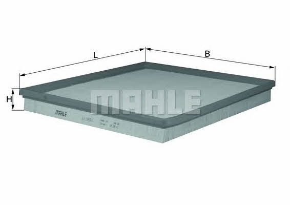 Air filter Mahle/Knecht LX 2065/1