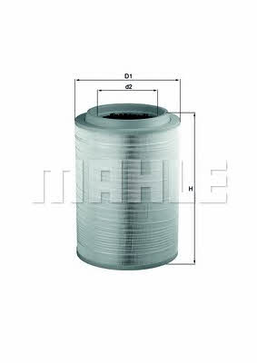 Mahle/Knecht LX 2082 Air filter LX2082