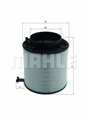 Mahle/Knecht LX 2091D Air filter LX2091D