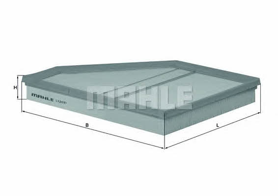 Air filter Mahle/Knecht LX 2097
