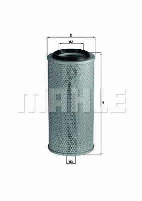 Mahle/Knecht LX 236 Air filter LX236