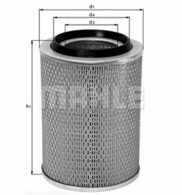 Mahle/Knecht LX 240 Air filter LX240