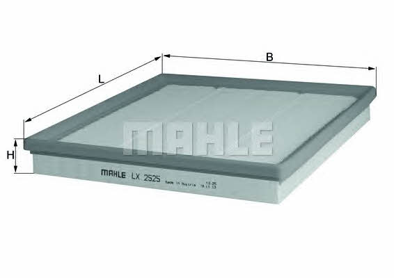 Air filter Mahle/Knecht LX 2525