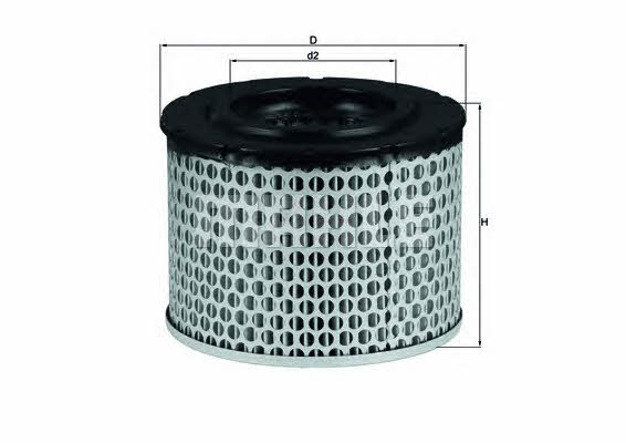 Mahle/Knecht LX 255 Air filter LX255