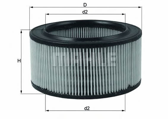 Mahle/Knecht LX 260 Air filter LX260
