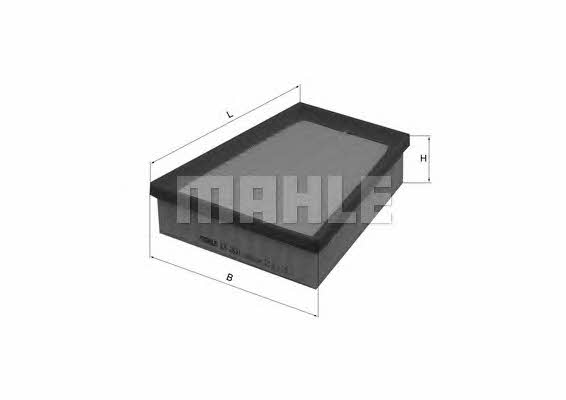 Air filter Mahle/Knecht LX 2631