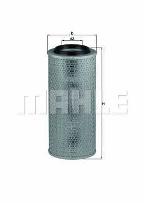 Mahle/Knecht LX 2635 Air filter LX2635