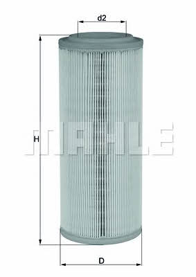 Mahle/Knecht LX 2682 Air filter LX2682