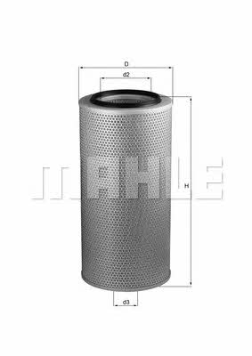 Mahle/Knecht LX 274 Air filter LX274