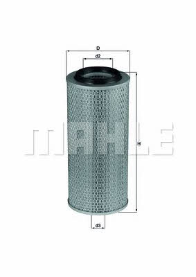 Mahle/Knecht LX 275 Air filter LX275