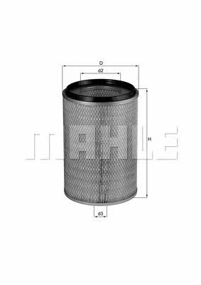 Mahle/Knecht LX 28 Air filter LX28