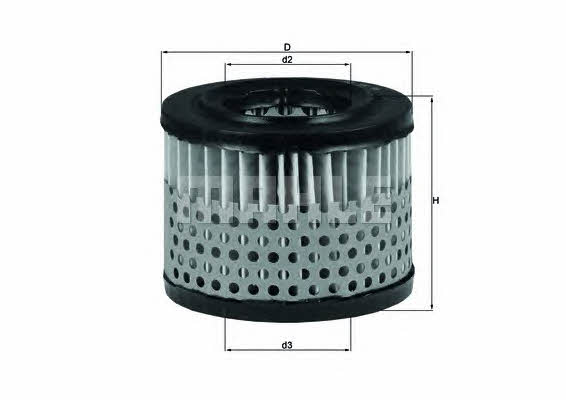 Mahle/Knecht LX 281 Air filter LX281